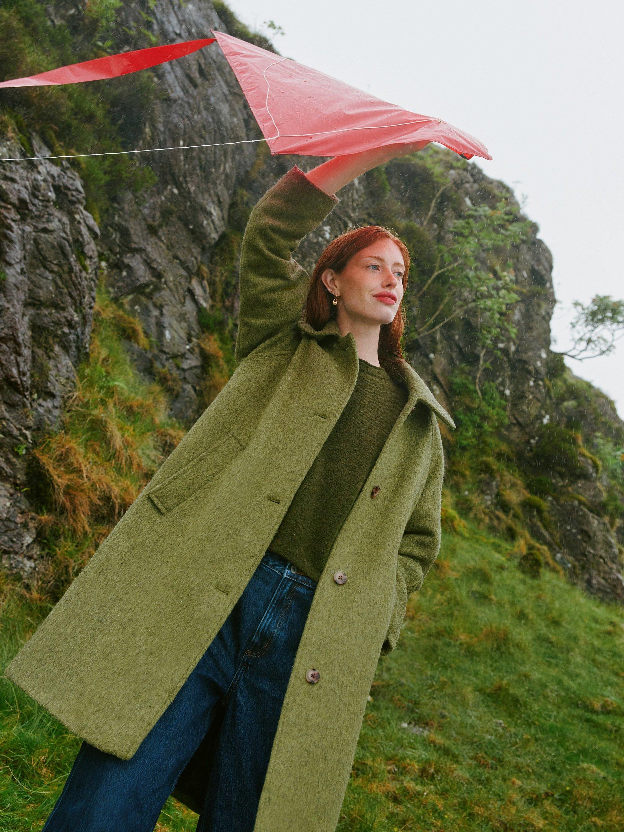KELSEY WOOL BLEND COAT