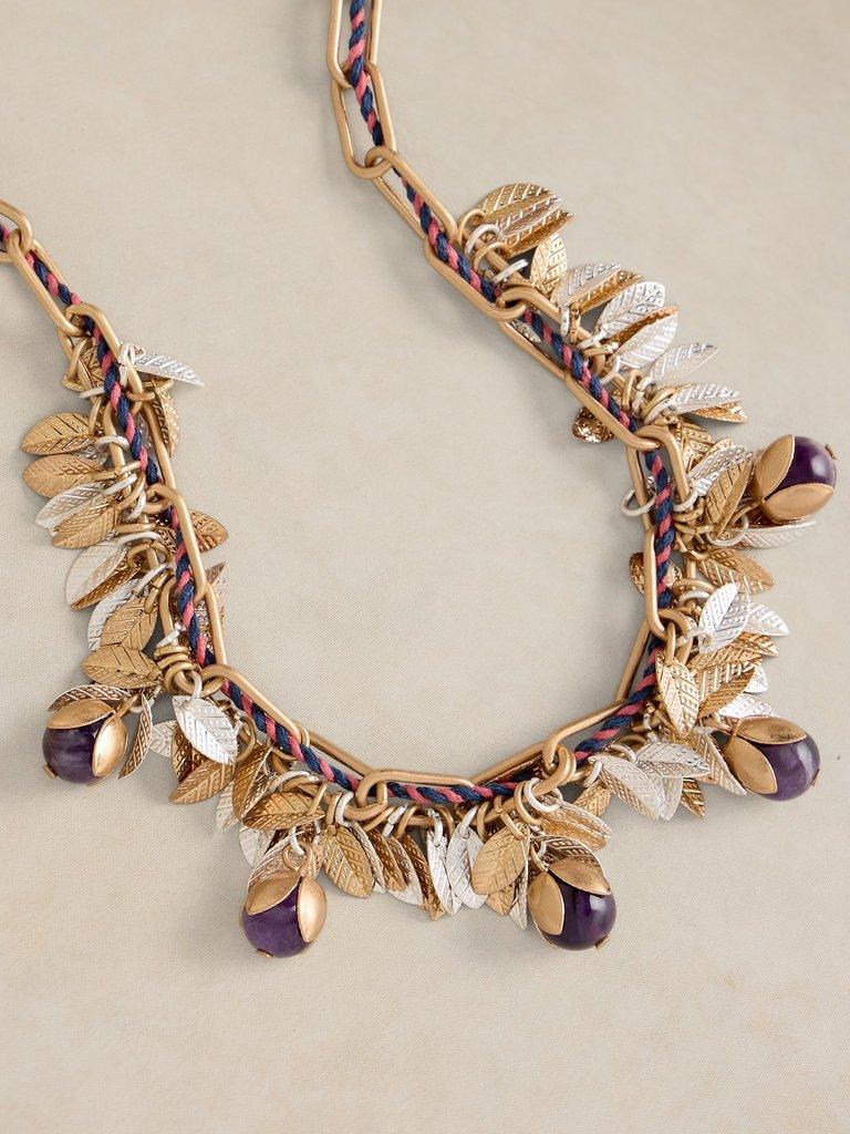 HARRIET NECKLACE in MIXED MET - FLAT DETAIL