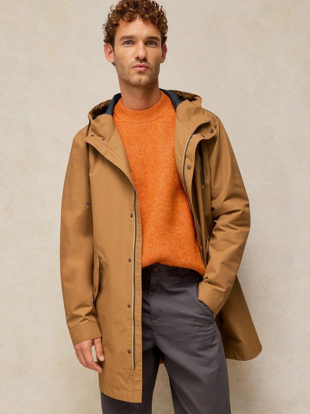 WILTON WATERPROOF PARKA in DK NAT - LIFESTYLE