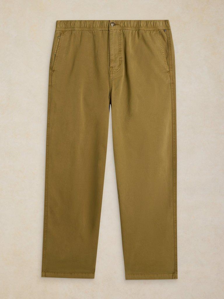 WALKER WIDE LEG TROUSER in DK CHART - FLAT FRONT