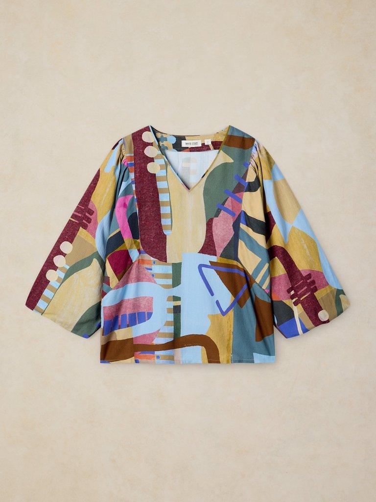 MATILDA TOP in PINK MLT - FLAT FRONT