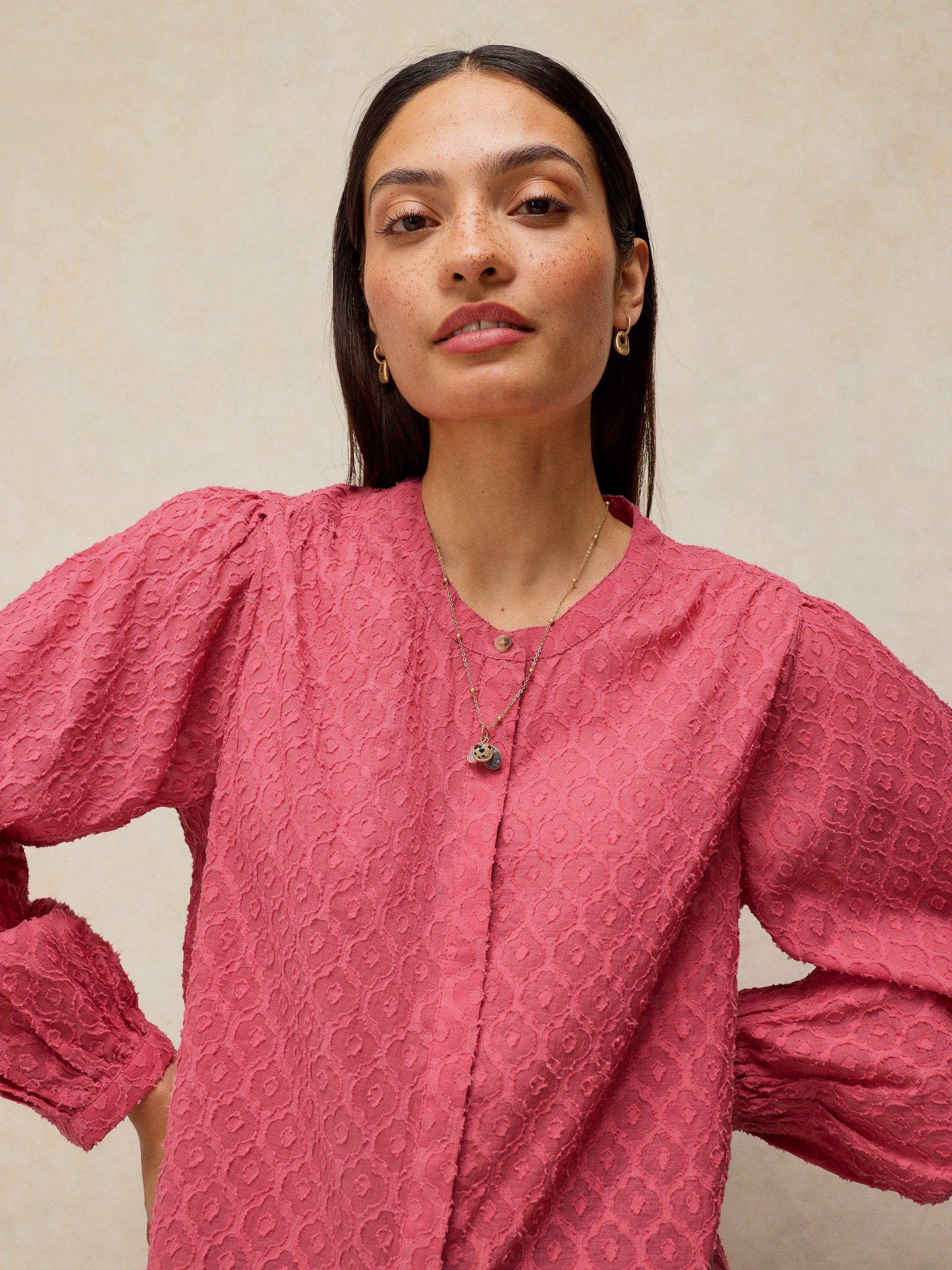 LANA JACQUARD TOP