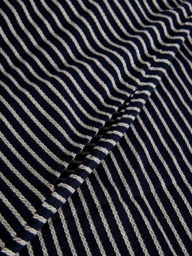 TIERNEY JERSEY TSHIRT DRESS in NAVY MULTI - FLAT DETAIL
