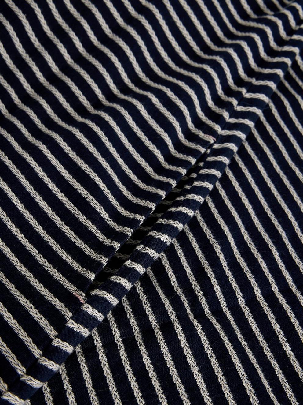 TIERNEY JERSEY TSHIRT DRESS in NAVY MULTI - FLAT DETAIL