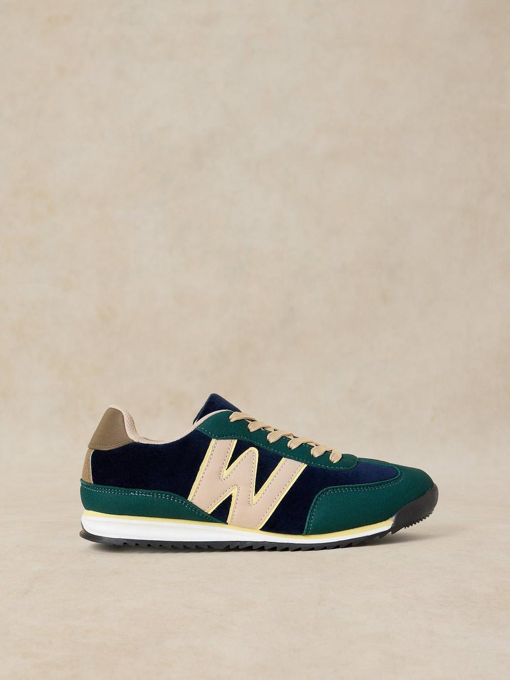 LUCY TRAINER in BLUE MLT - LIFESTYLE