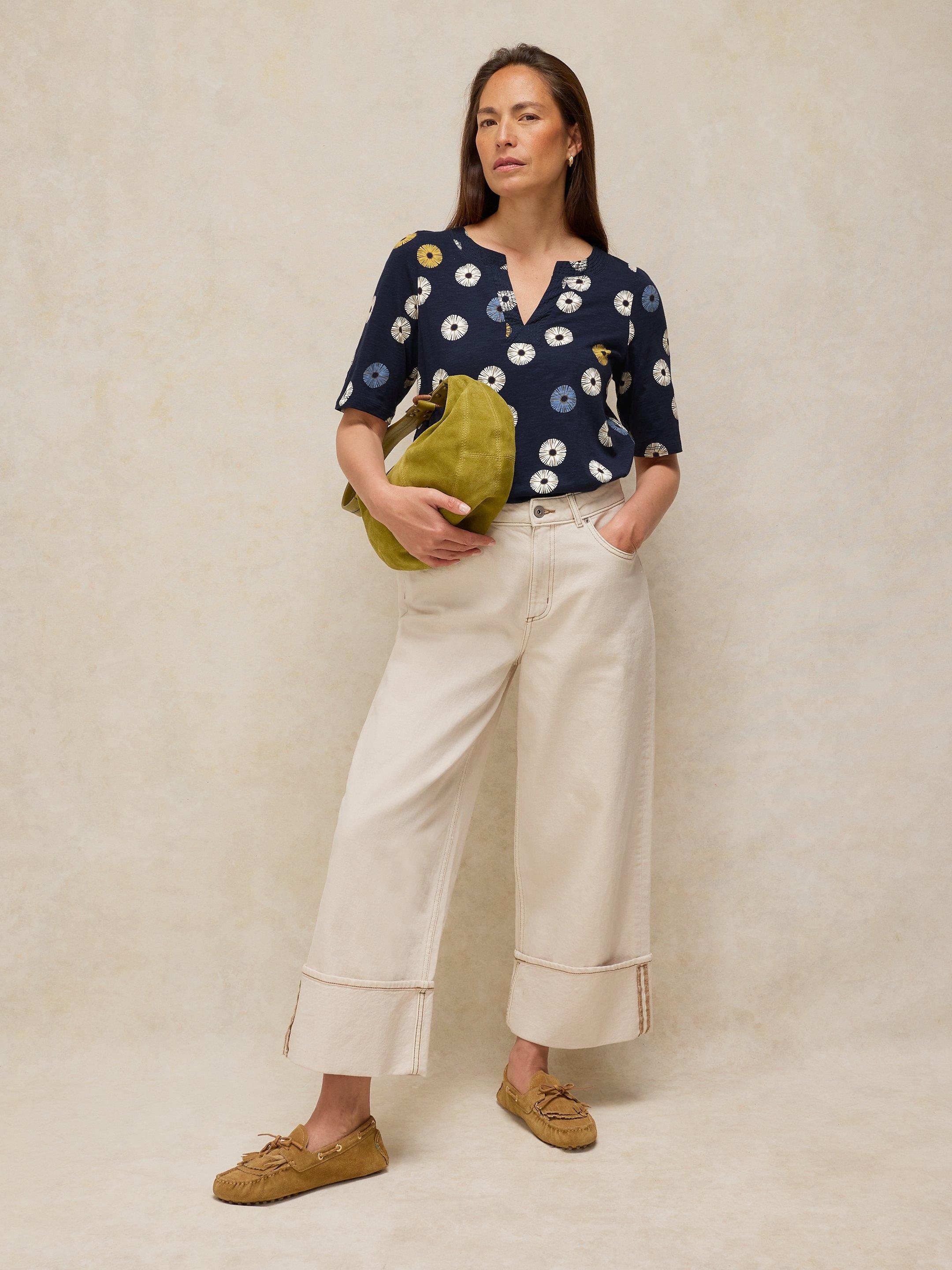 Shop Weaver Notch Neck Tee