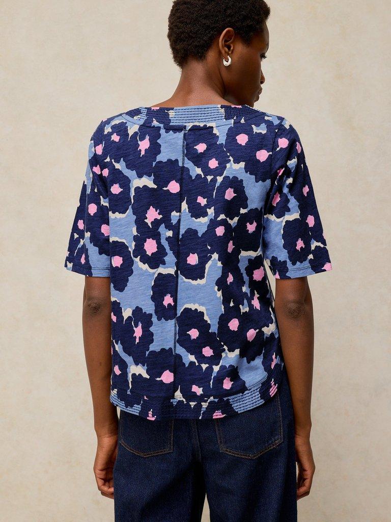 WEAVER TEE in BLUE PRINT | White Stuff