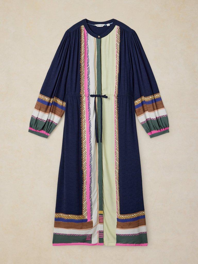 Lana Midi Dress in NAVY PR - FLAT FRONT