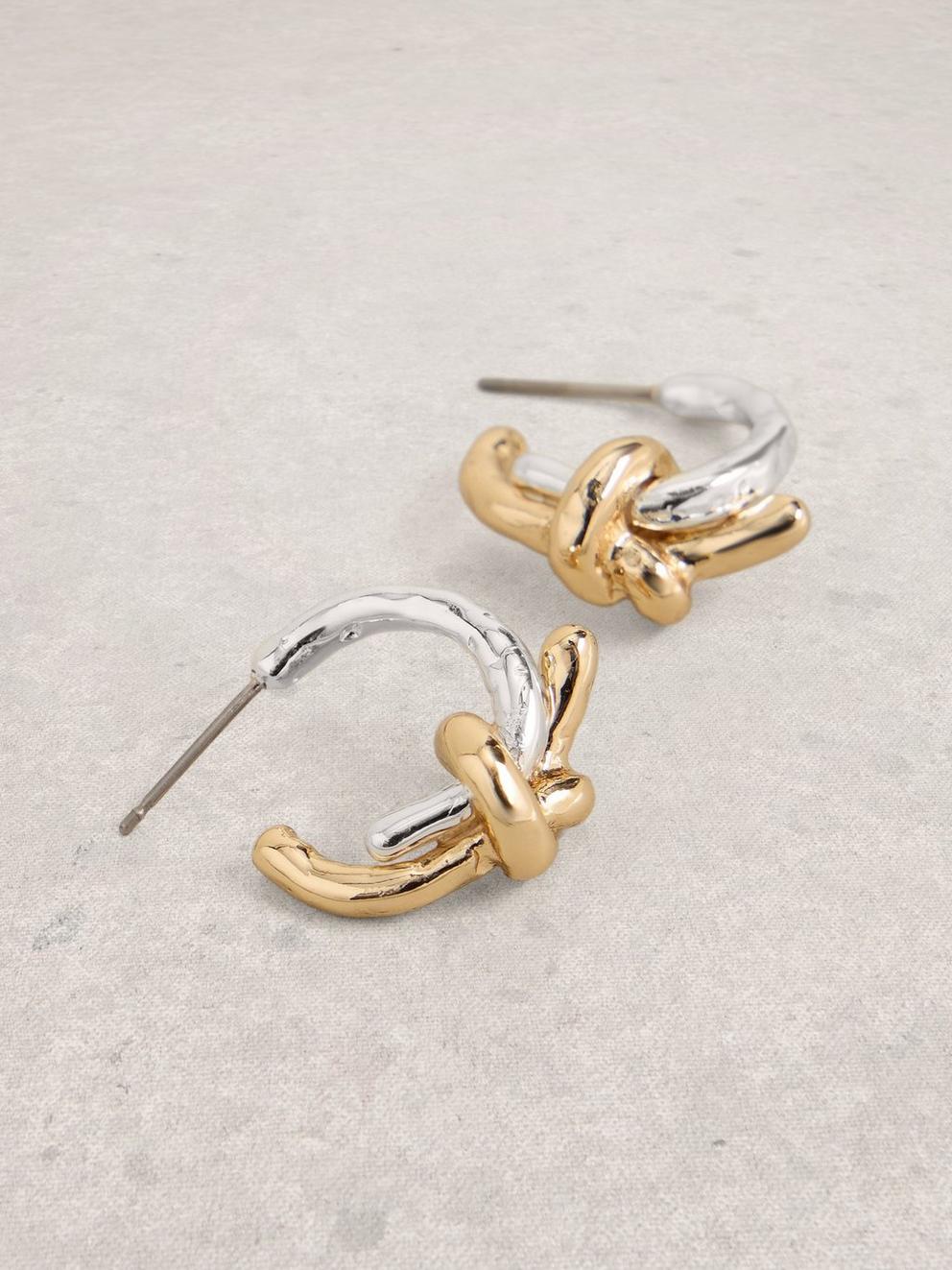 Juliette Earring in MIXED MET - FLAT DETAIL