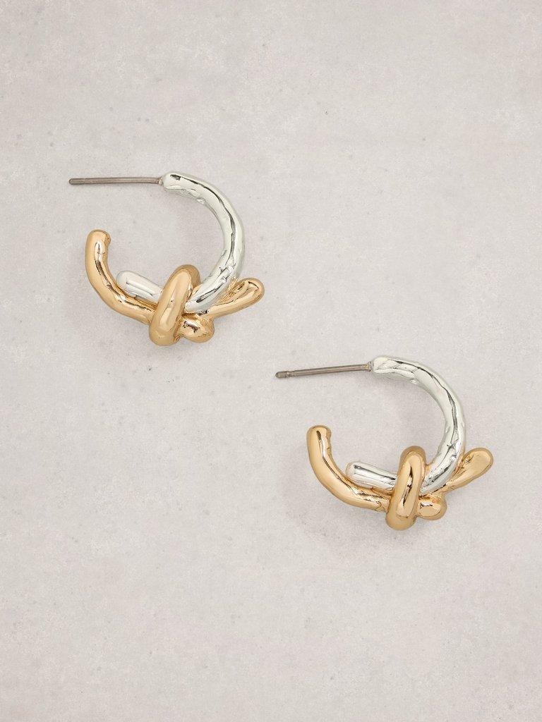 Juliette Earring in MIXED MET - FLAT FRONT