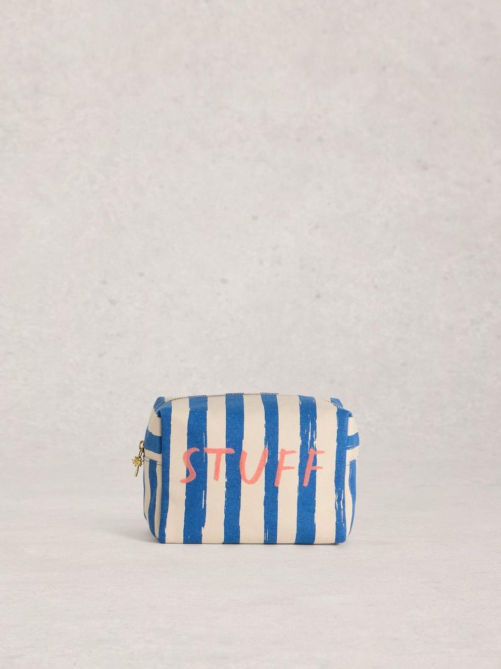 Canvas Summer Stuff Washbag in BLUE MLT - LIFESTYLE