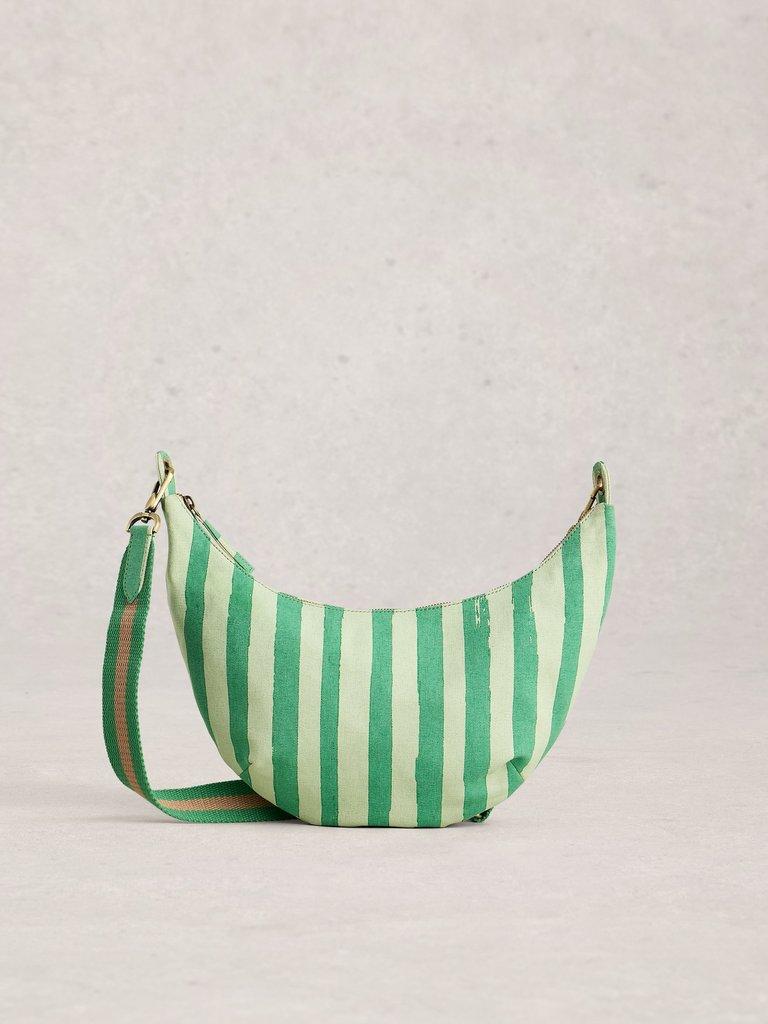 Natalie Canvas Crossbody in GREEN MLT - LIFESTYLE
