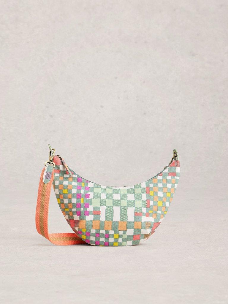 Natalie Canvas Crossbody in GREEN PR - LIFESTYLE