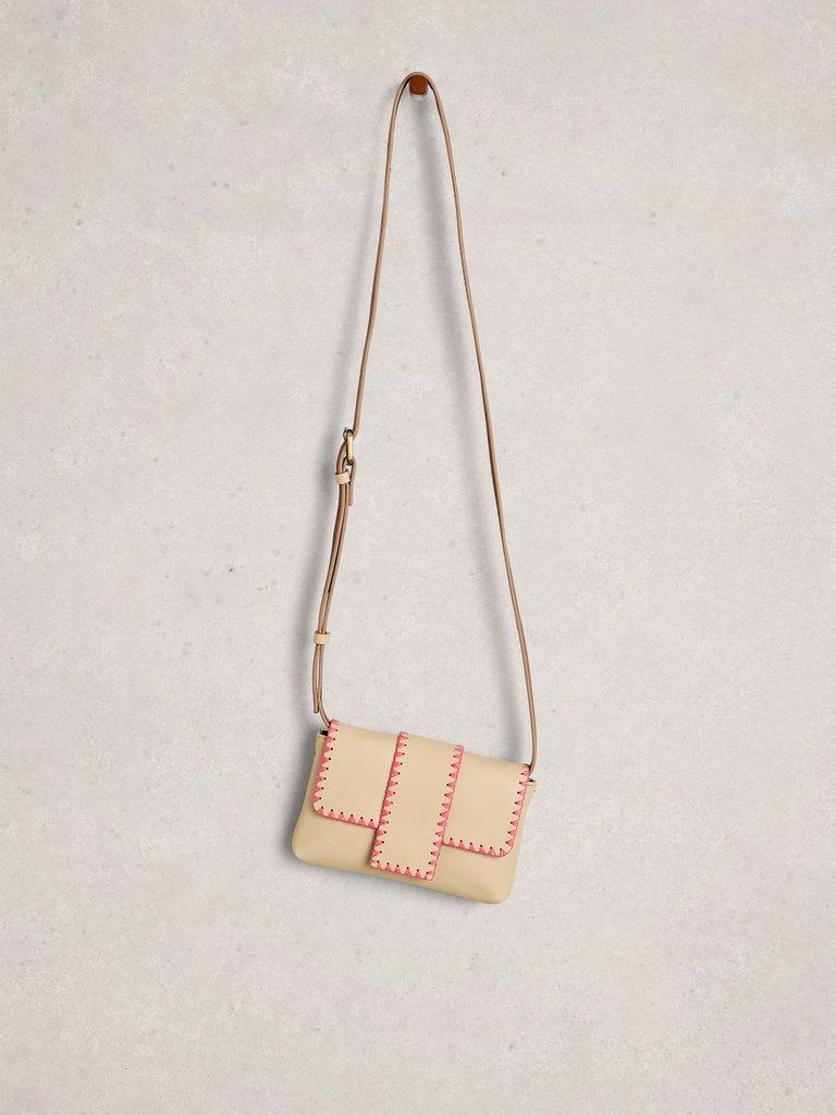 Mini Tabby Landscape Bag in IVORY MLT - FLAT FRONT