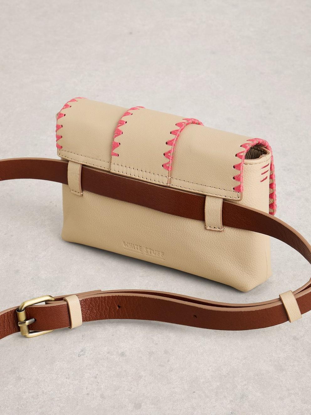 Mini Tabby Landscape Bag in IVORY MLT - MODEL DETAIL