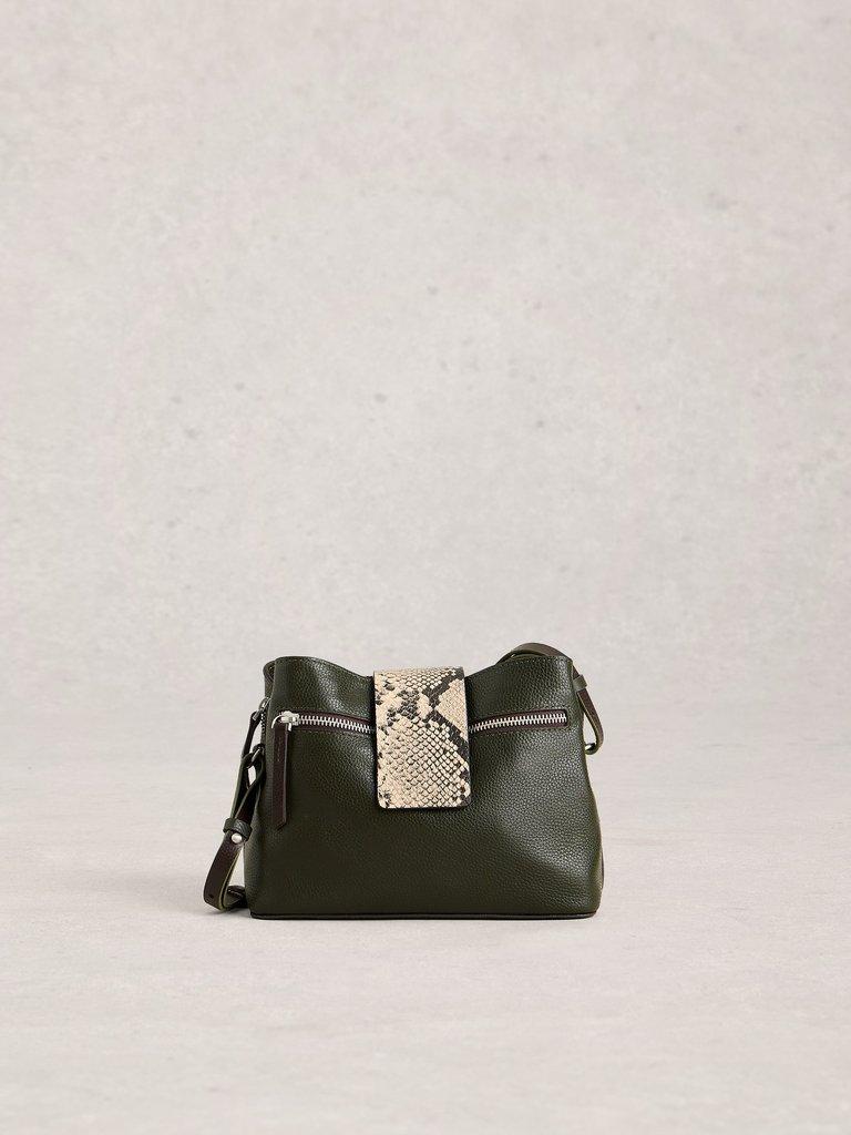 Tabby Crossbody Leather in KHAKI GRN - LIFESTYLE
