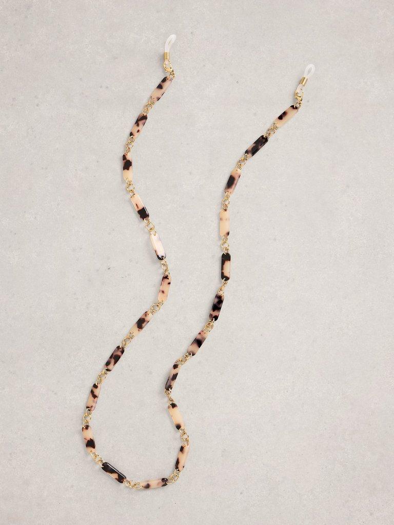 Acetate Sunglasses Chain in BROWN MLT - FLAT FRONT