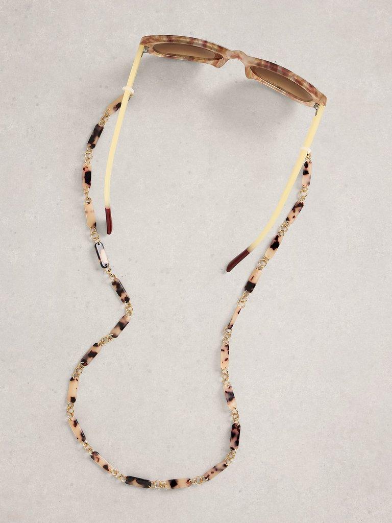 Acetate Sunglasses Chain in BROWN MLT - LIFESTYLE