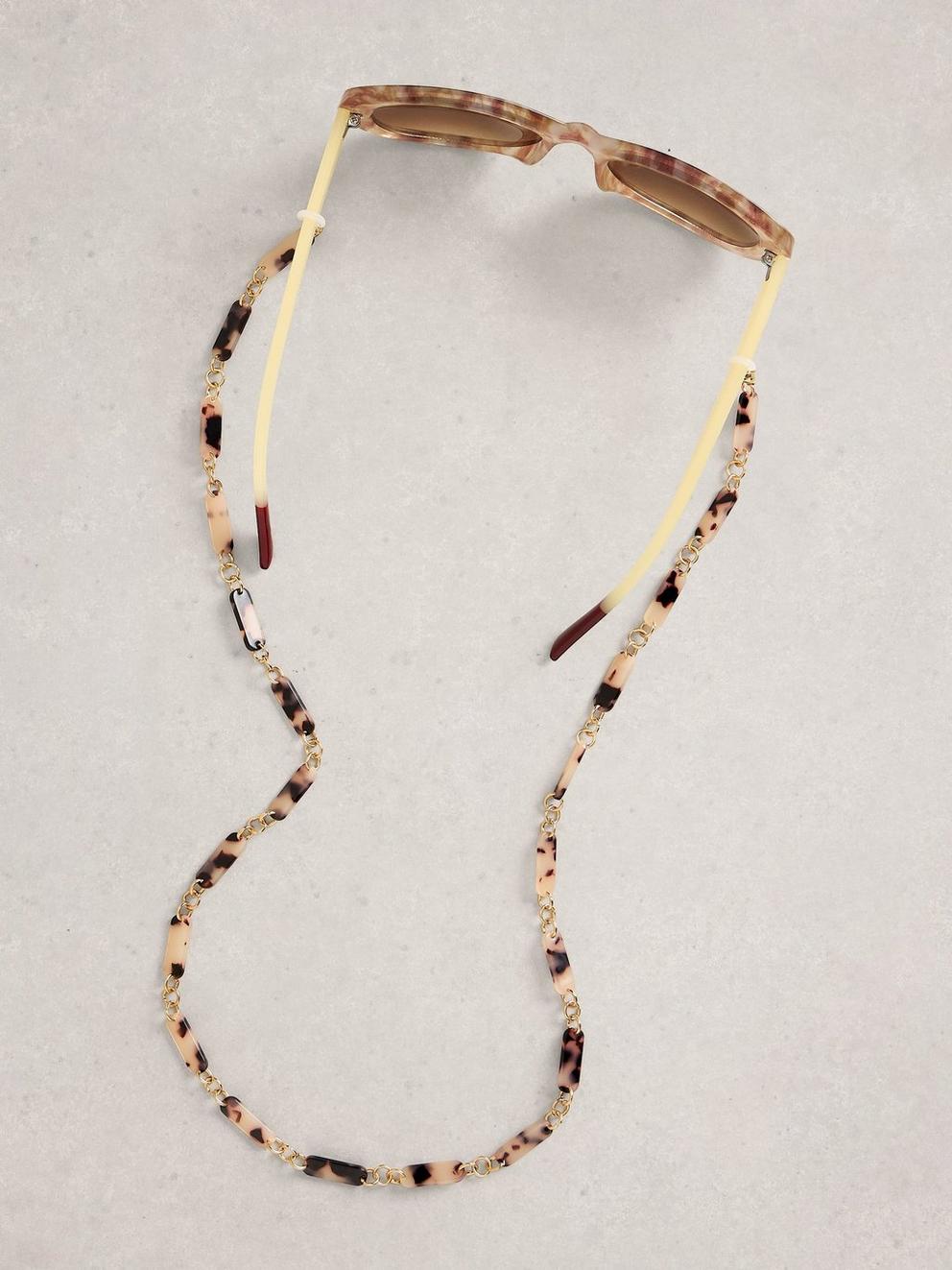 Acetate Sunglasses Chain in BROWN MLT - LIFESTYLE