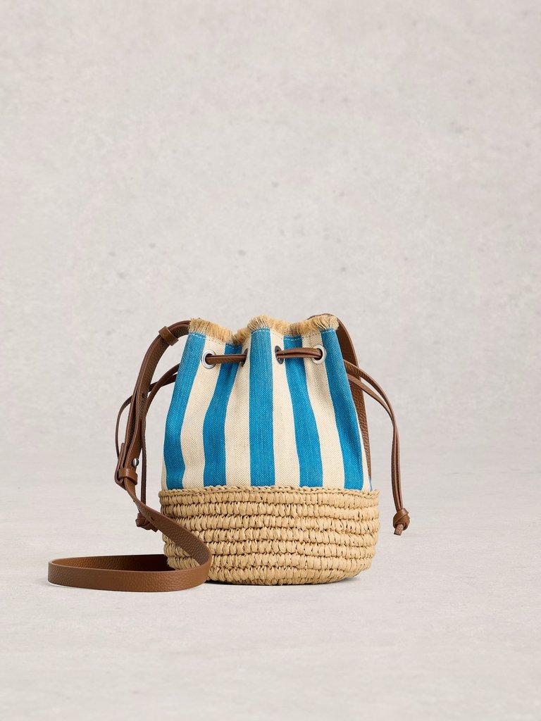 Mia Mini Drawtop Bag in BLUE MLT - LIFESTYLE