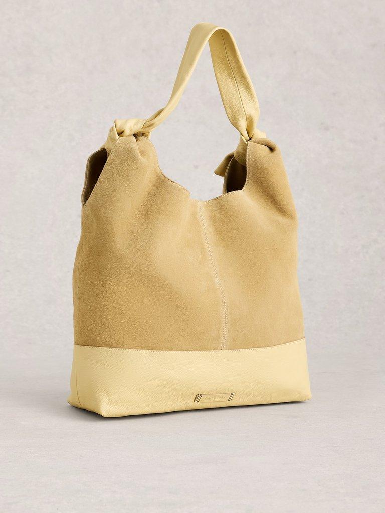 Darla Shoulder Bag in LGT YELLOW - FLAT BACK