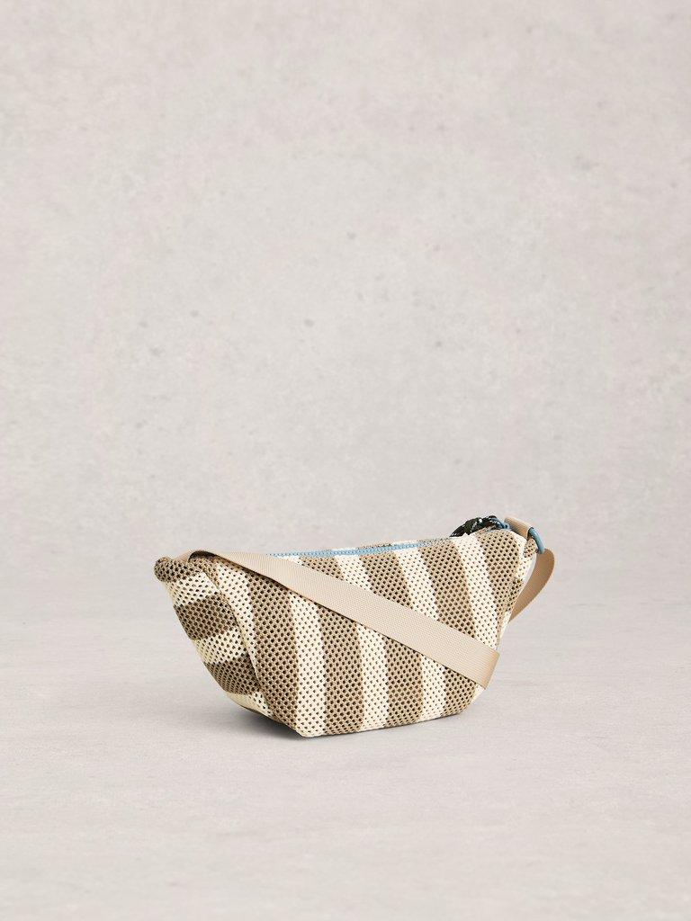 Meadow Mesh Crossbody Bag in NAT MLT - FLAT BACK