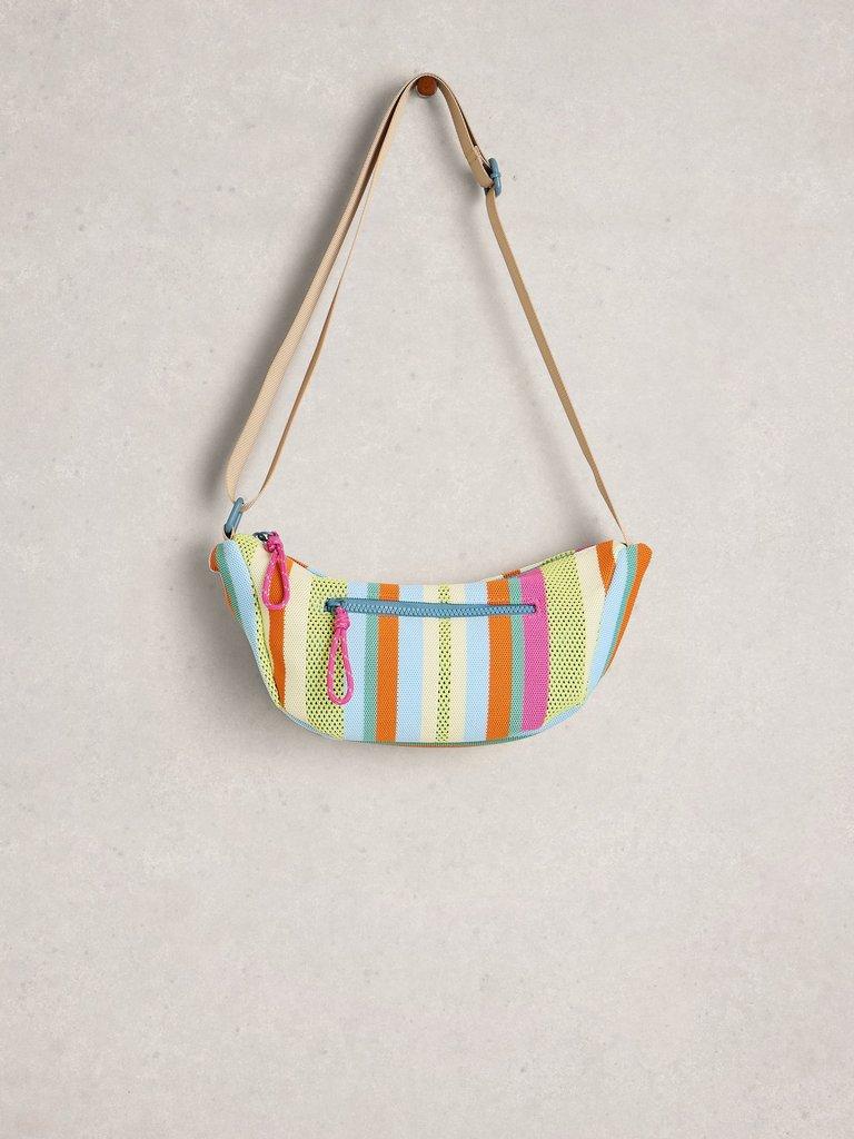 Meadow Mesh Crossbody Bag in YELLOW MLT - FLAT FRONT