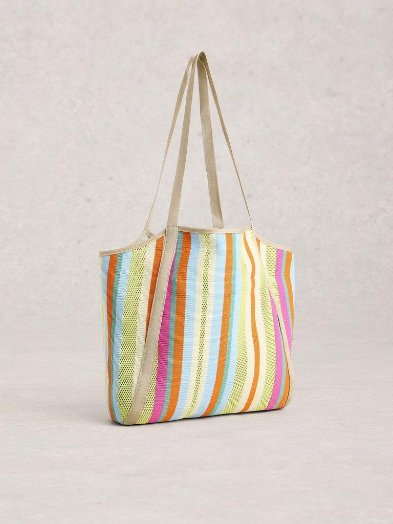 Meadow Mesh Shoulder Bag in YELLOW MLT - FLAT BACK