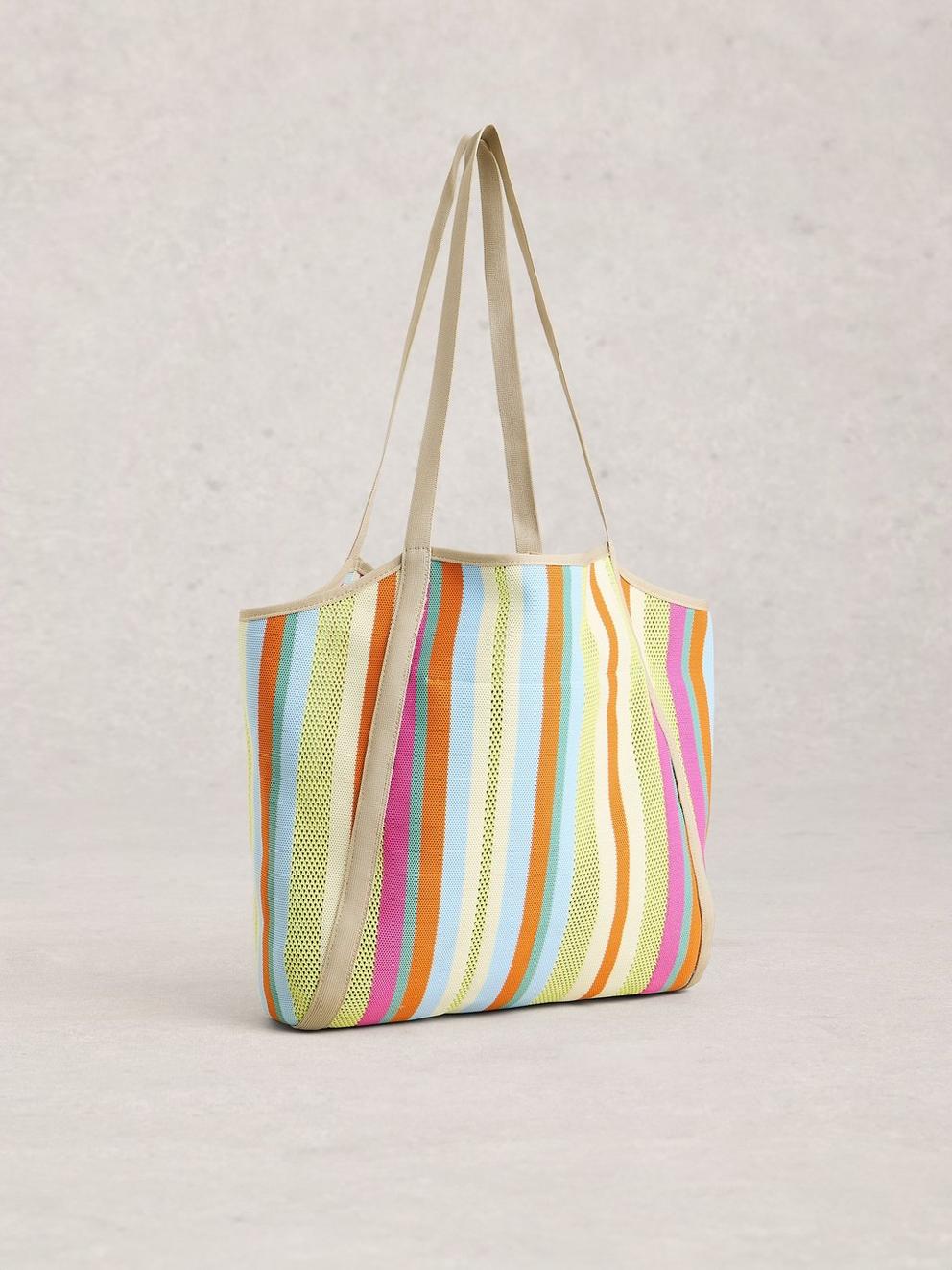 Meadow Mesh Shoulder Bag in YELLOW MLT - FLAT BACK