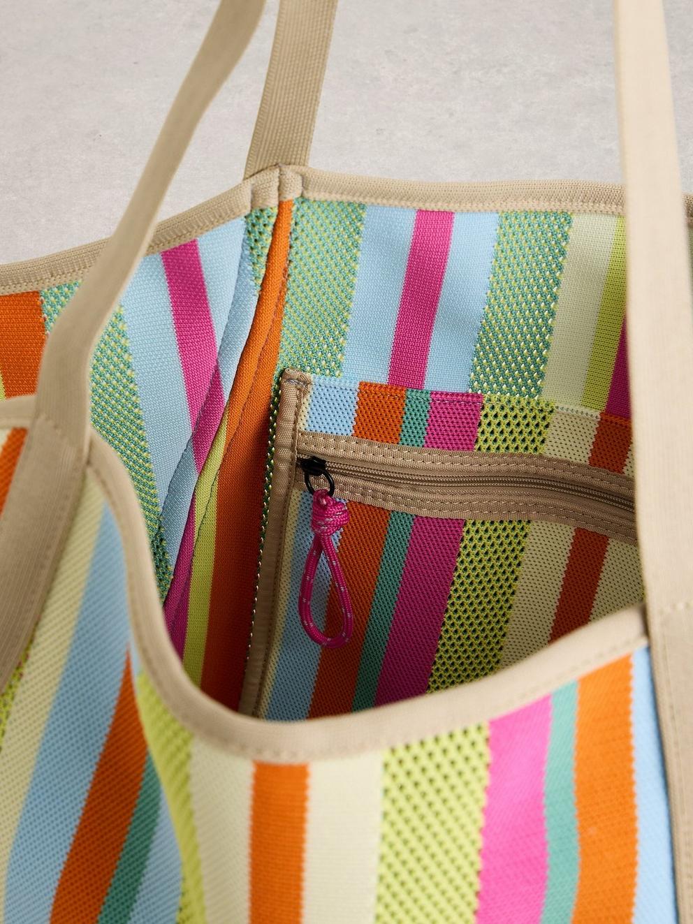 Meadow Mesh Shoulder Bag in YELLOW MLT - FLAT DETAIL