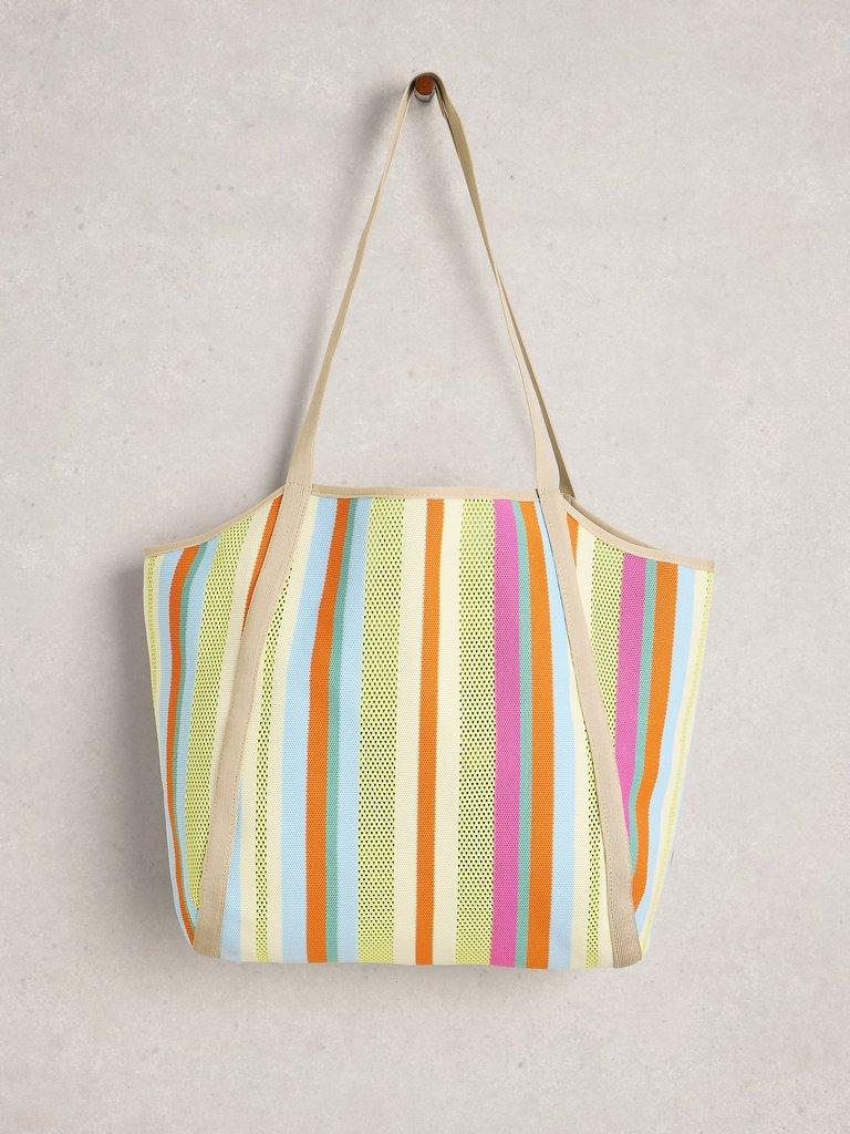 Meadow Mesh Shoulder Bag in YELLOW MLT - FLAT FRONT