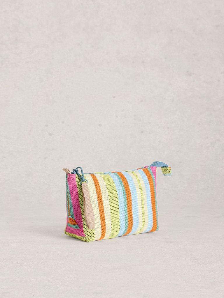 Meadow Mesh Washbag in YELLOW MLT - FLAT FRONT