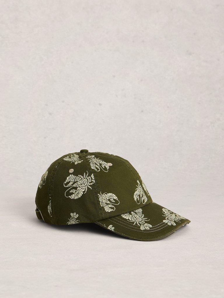 Lobster Baseball Cap in GREEN PR - FLAT FRONT