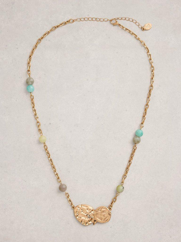 Layla Necklace in GLD TN MET - FLAT FRONT