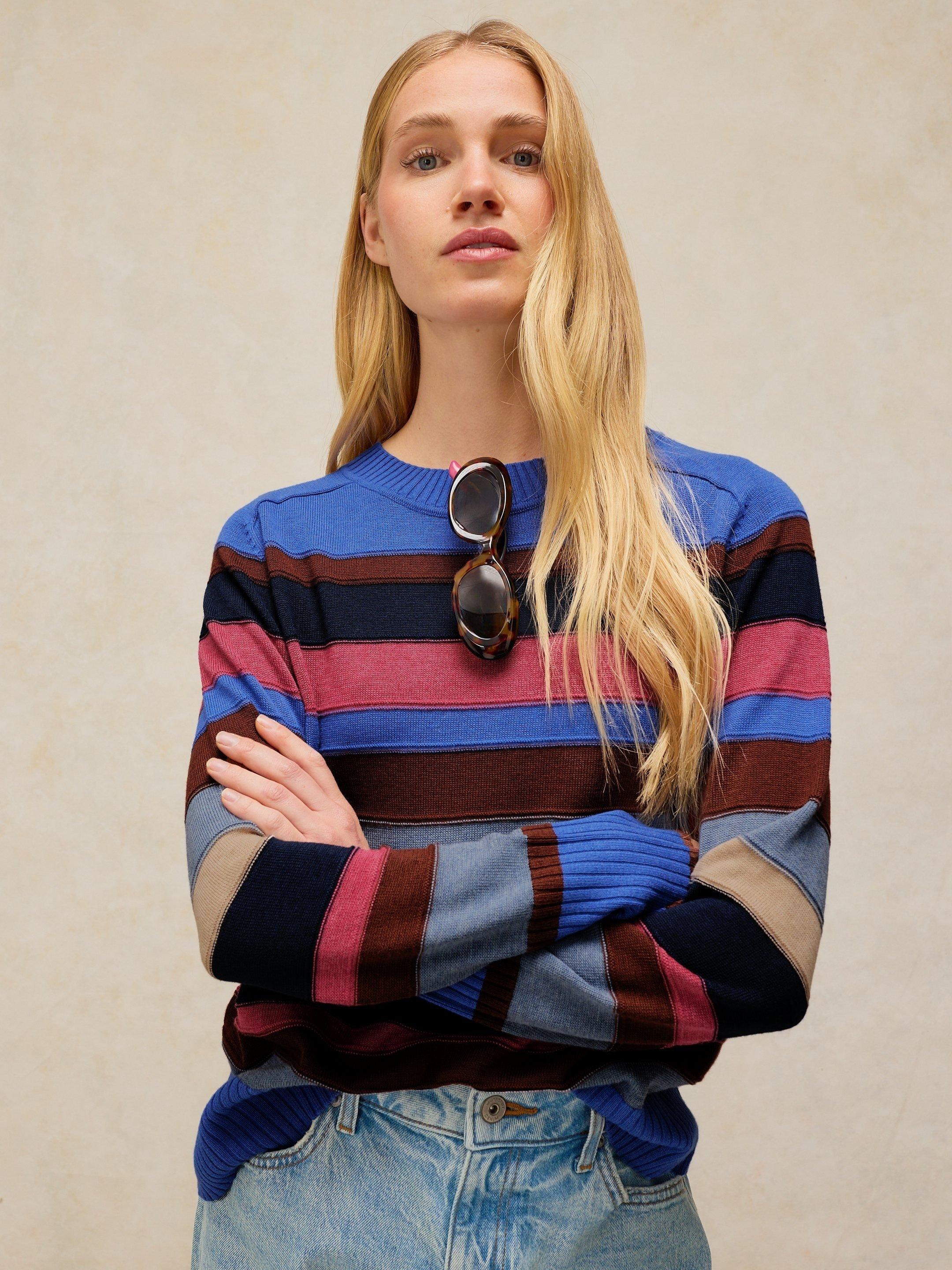 SIENNA STRIPE STITCH JUMPER
