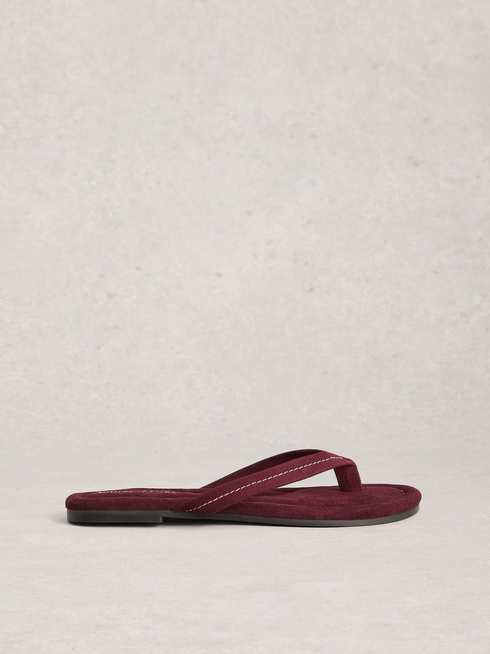 Bay Sandals in DK PLUM - LIFESTYLE
