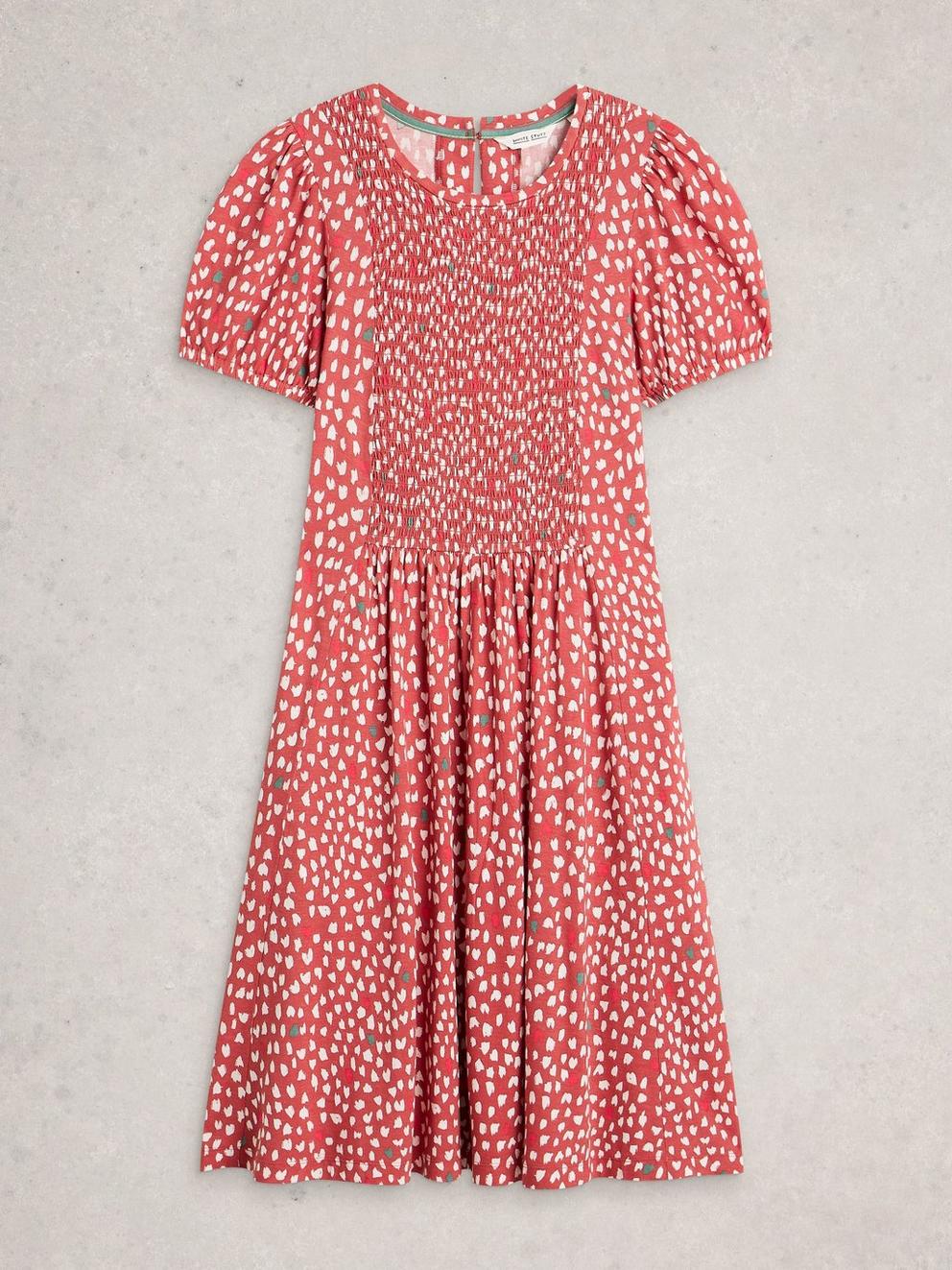 Maeva Jersey Dress in PINK PR - FLAT FRONT
