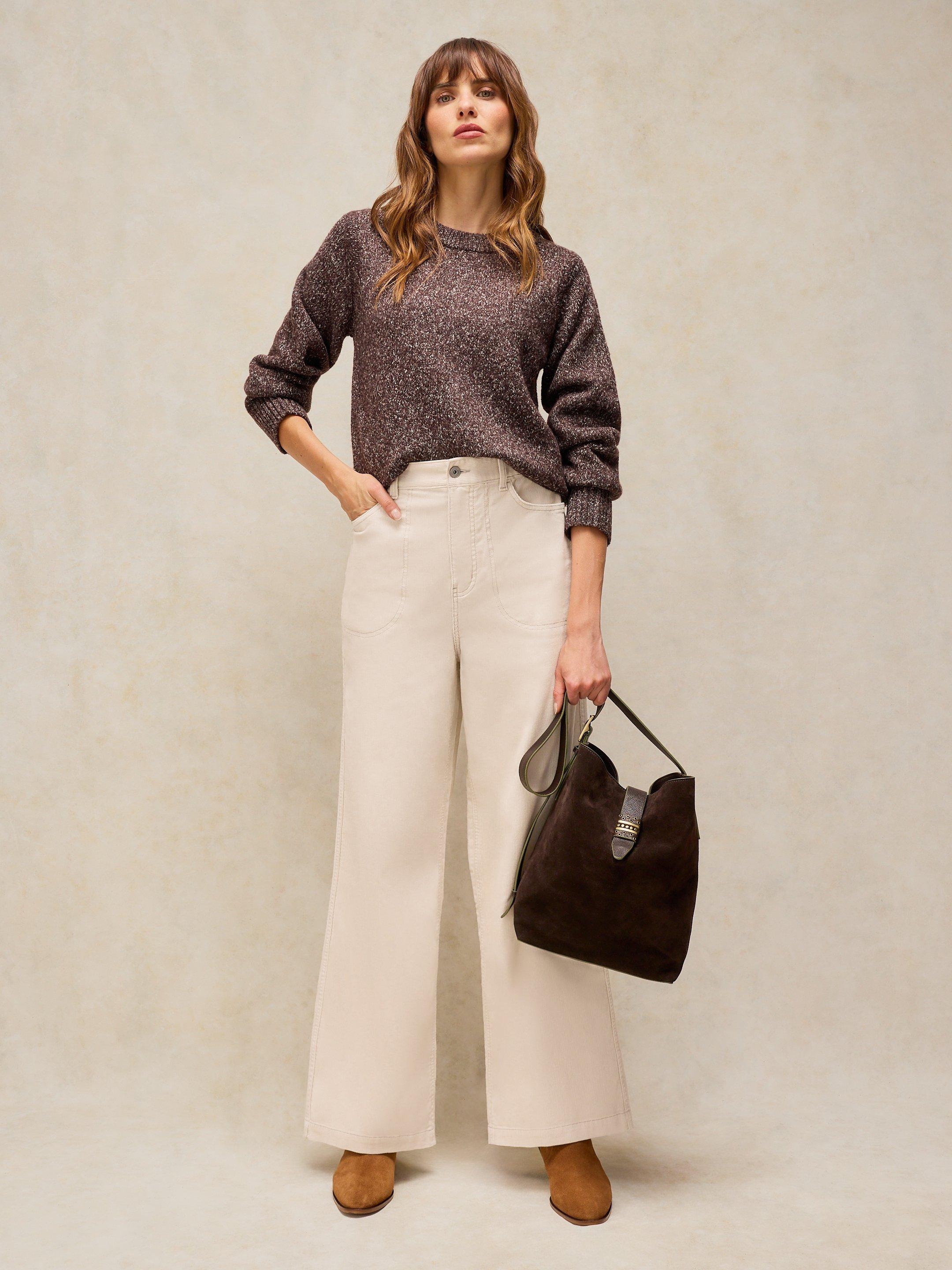 TIA CORD WIDE LEG TROUSER