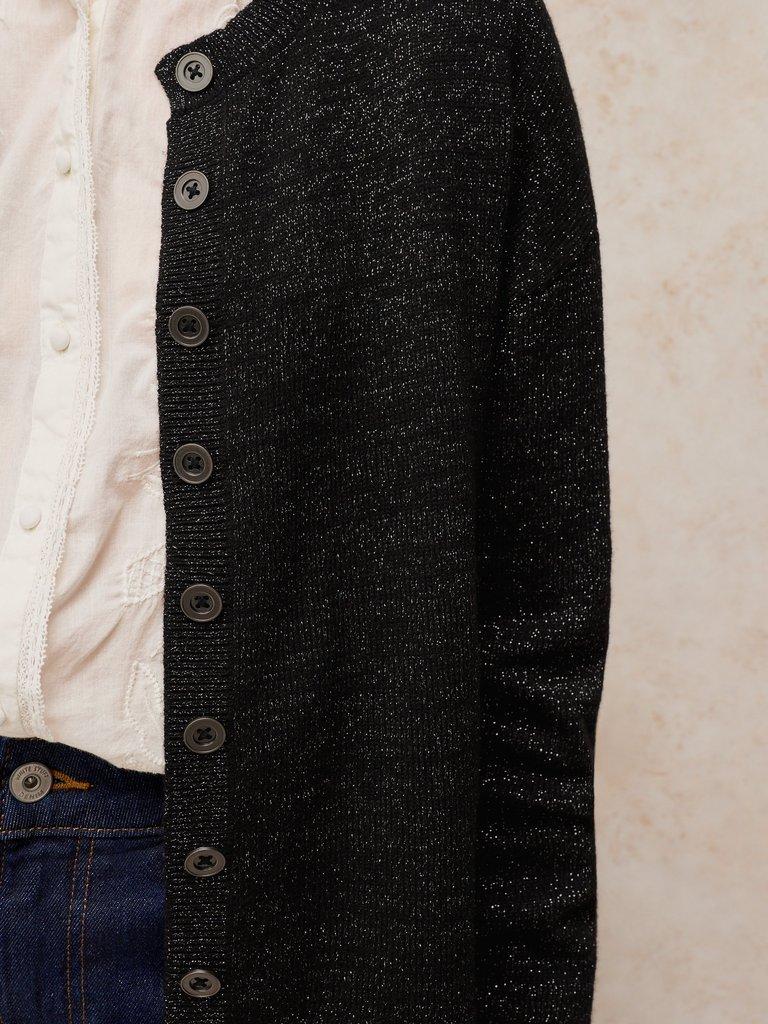 SANSA SPARKLE CARDI in PURE BLACK | White Stuff