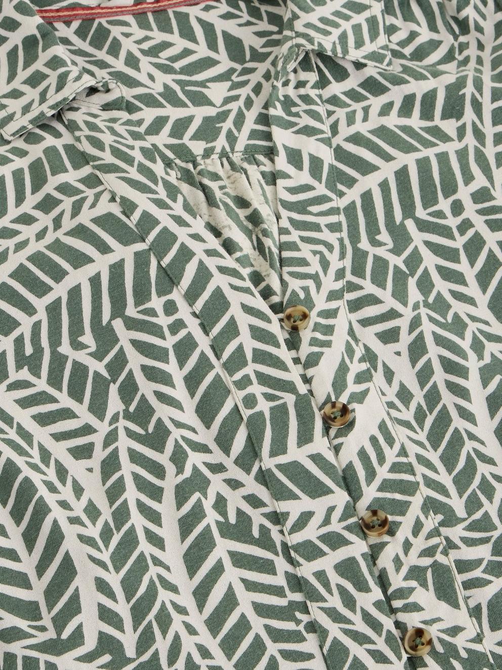 Ronley Jersey Dress in GREEN PR - FLAT DETAIL