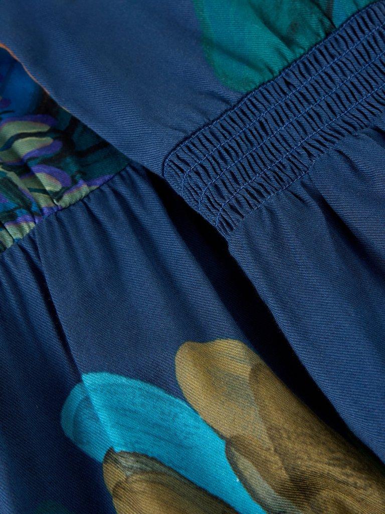 LUCY DRESS in TEAL PR - FLAT DETAIL