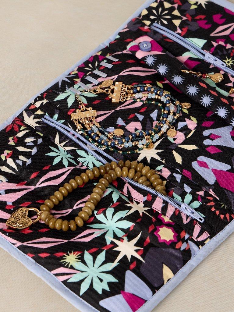 PRINTED JEWELLERY ROLL in BLACK PRINT | White Stuff EU