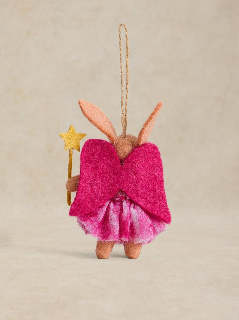 FAIRY RABBIT HANGING DEC in NATURAL MULTI | White Stuff