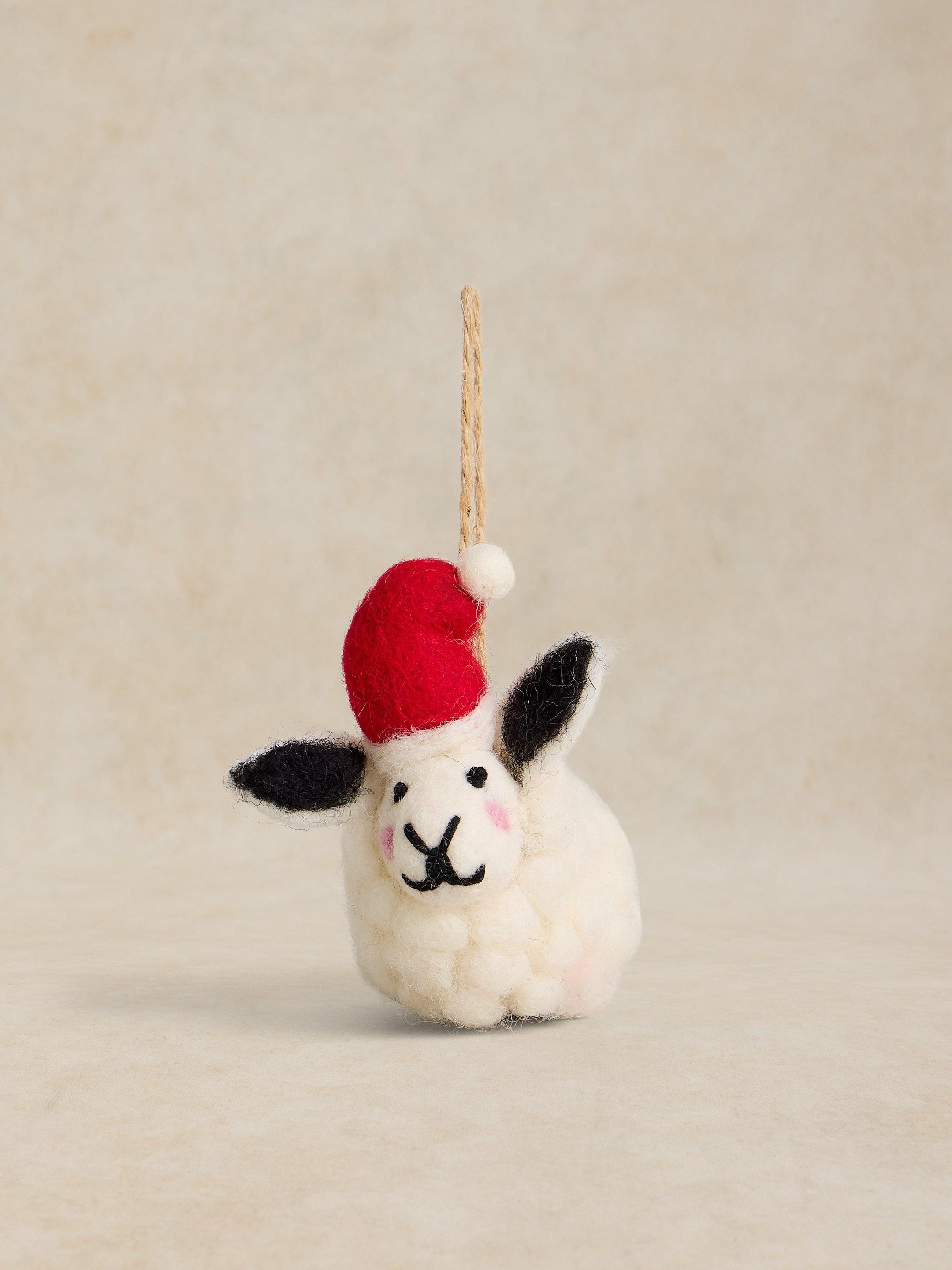 FLUFFY SHEEP HANGING DEC