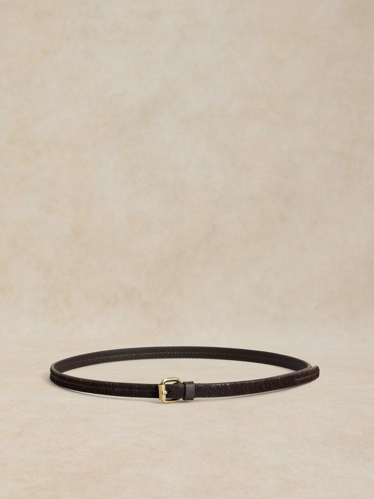 2PK BELTS in BROWN MLT - FLAT FRONT