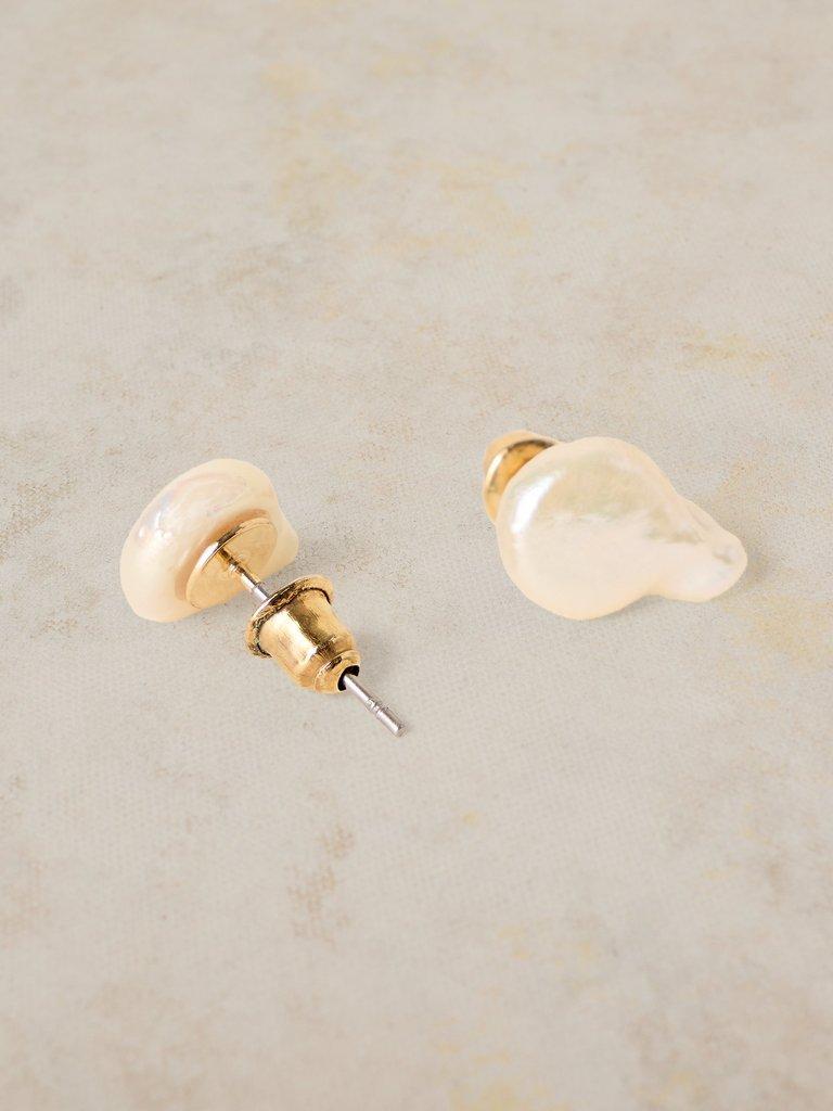 SEMIPRECIOUS PEARL DROP SET in PINK MULTI | White Stuff EU
