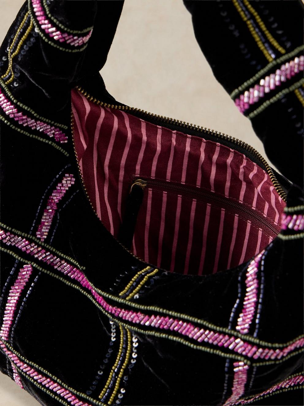 PENNY MINI BAG in BLK MLT - FLAT DETAIL
