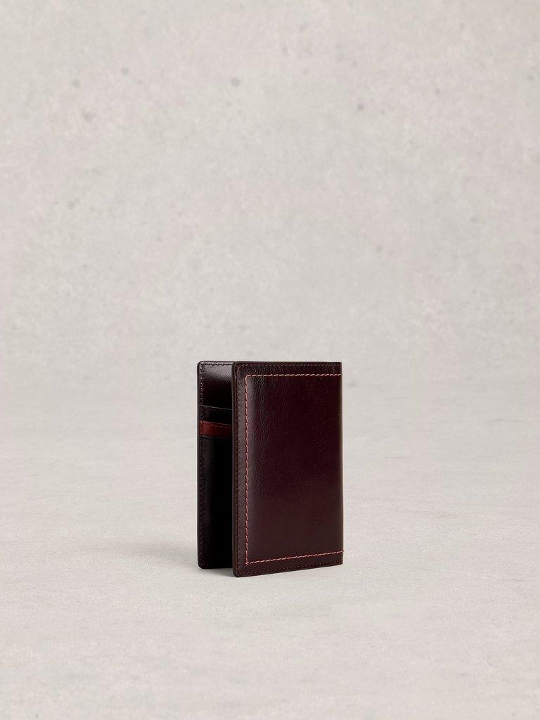 TRAVEL STUFF PASSPORT HOLDER in PLUM MLT - FLAT BACK