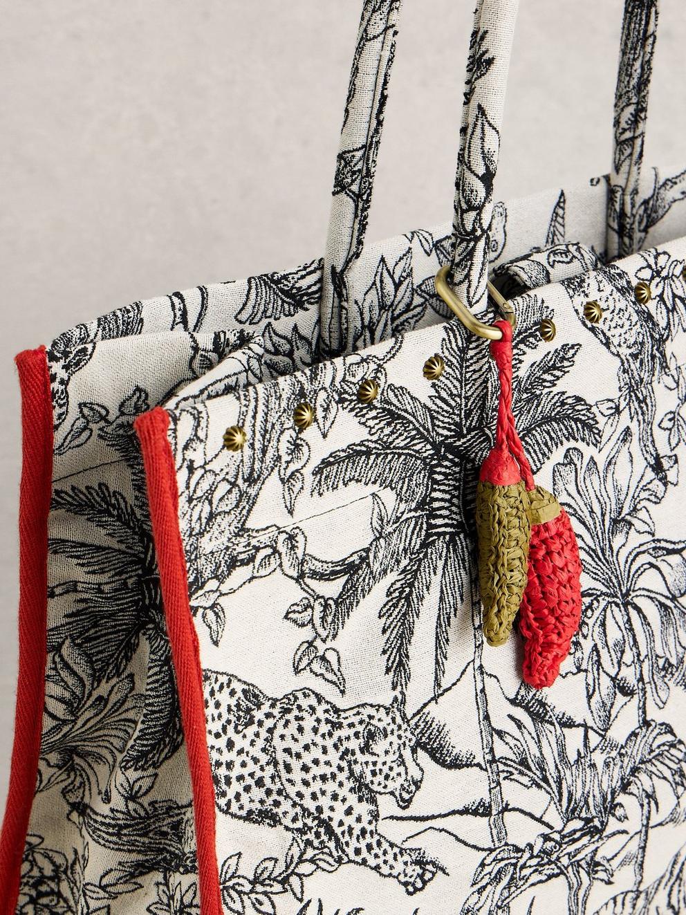 Chilli Pepper Bag Charm in RED MLT - FLAT BACK