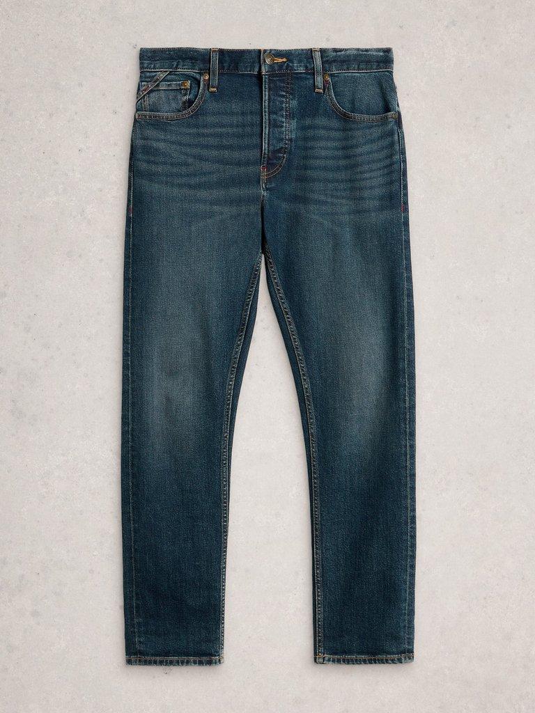 Seaton Straight Jean in DK BLUE - FLAT FRONT
